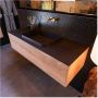 Mondiaz ERIN 120cm badmeubel onderkast washed oak met 1 lade wastafel midden zonder kraangaten kleur urban - Thumbnail 3