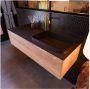 Mondiaz ERIN 120cm badmeubel onderkast washed oak met 1 lade wastafel rechts 1 kraangat kleur urban - Thumbnail 3