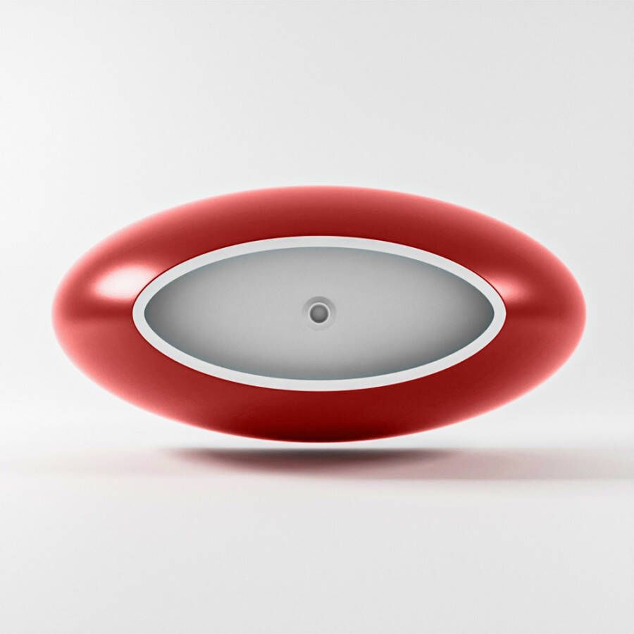 Mondiaz Vrijstaand bad Float | 170x80 cm | Solid surface | Ovaal | Fire