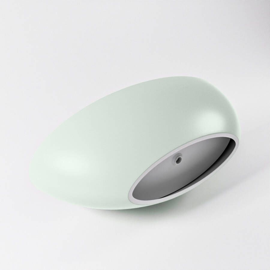 Mondiaz Vrijstaand bad Float | 170x80 cm | Solid surface | Ovaal | Greey