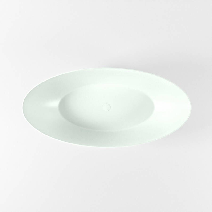 Mondiaz Vrijstaand bad Float | 170x80 cm | Solid surface | Ovaal | Greey