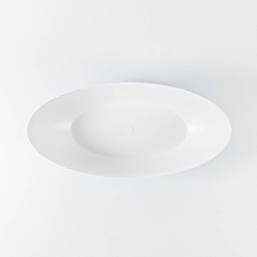 Mondiaz Vrijstaand bad Float | 170x80 cm | Solid surface | Ovaal | Jeans Talc