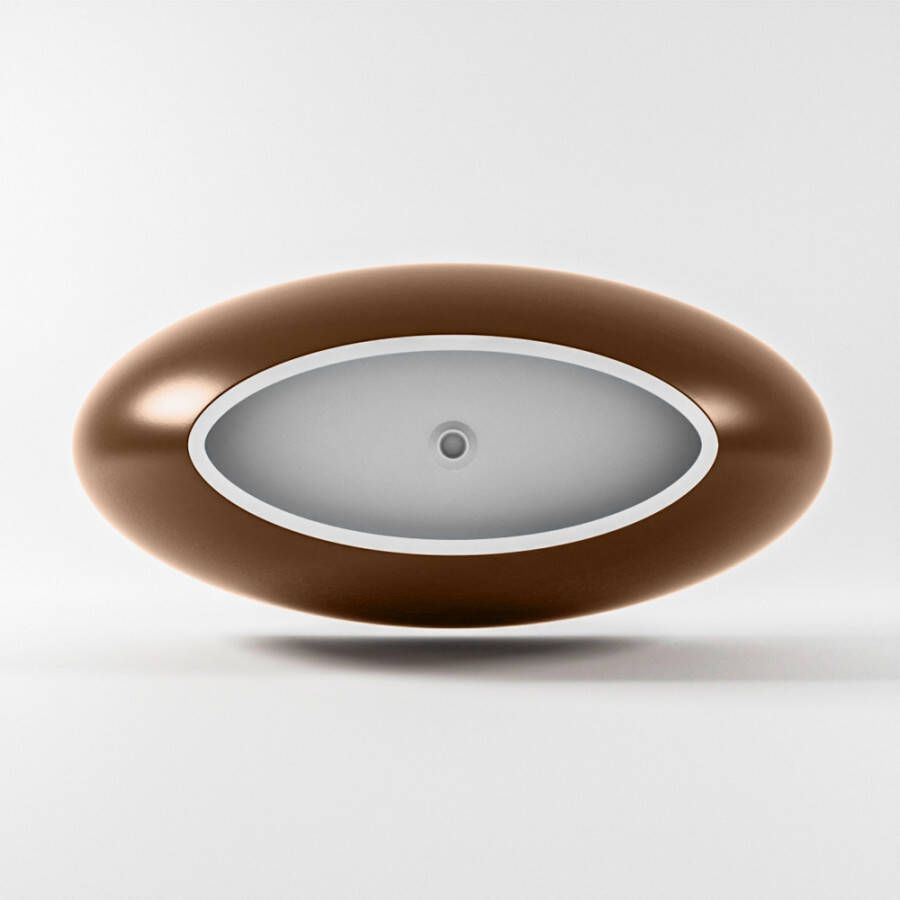 Mondiaz Vrijstaand bad Float | 170x80 cm | Solid surface | Ovaal | Rust Talc
