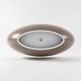 Mondiaz Vrijstaand bad Float | 170x80 cm | Solid surface | Ovaal | Smoke Talc - Thumbnail 3