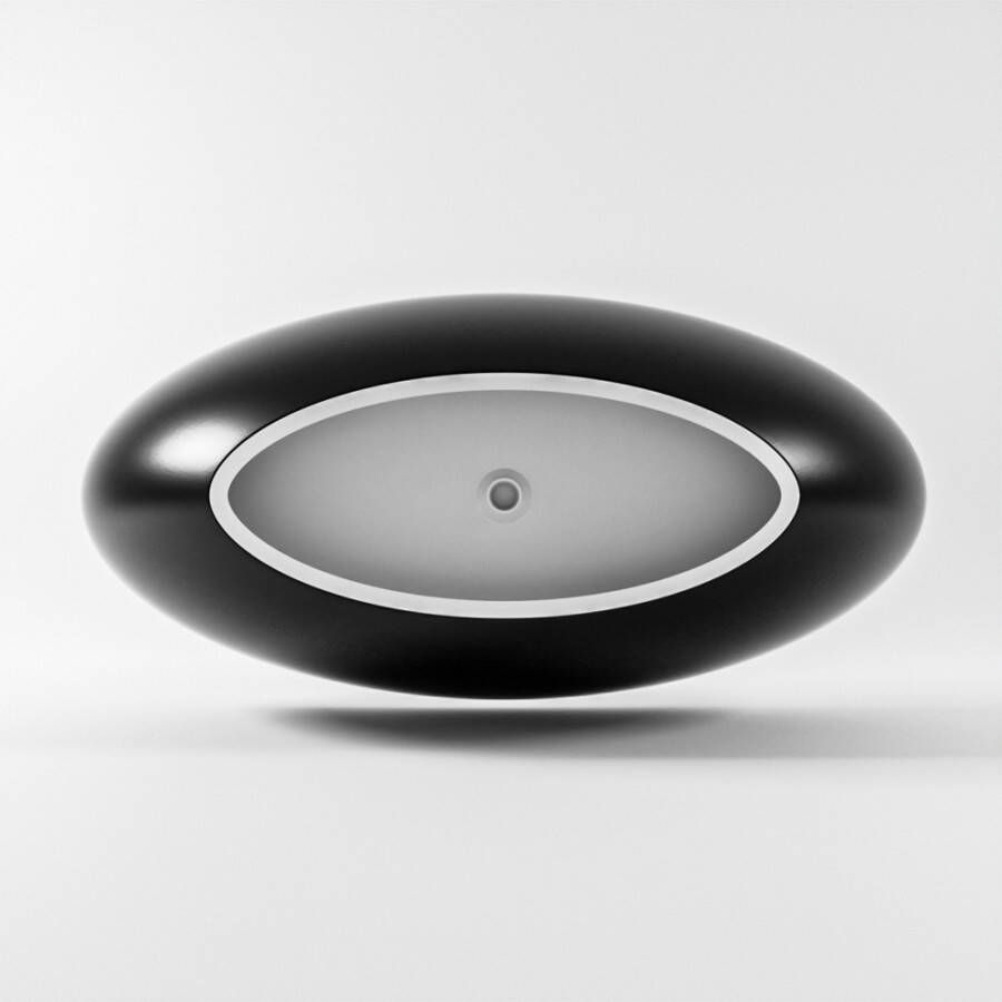 Mondiaz Vrijstaand bad Float | 170x80 cm | Solid surface | Ovaal | Urban Talc