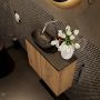 Mondiaz Fowy toiletmeubel 60cm washed oak met blad en waskom urban links zonder kraangat - Thumbnail 3