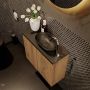 Mondiaz Fowy toiletmeubel 60cm washed oak met blad en waskom urban rechts 1 kraangat - Thumbnail 3