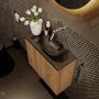 Mondiaz Fowy toiletmeubel 60cm washed oak met blad en waskom urban rechts zonder kraangat - Thumbnail 3