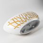 Mondiaz Vrijstaand bad Holm Design | 180x85 cm | Solid surface | Ovaal | Ocher - Thumbnail 2