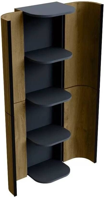 Mondiaz Kolomkast Kurve| 160x45 cm | Greep Softclose | 4 deuren | Dust