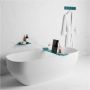 Mondiaz Planchet Easy | Wandmontage | 31x14x1.2 cm | Solid Surface | Rechthoek | Smag - Thumbnail 3