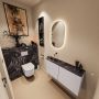 Mondiaz Toiletmeubel Ture Dlux | 100 cm | Meubelkleur Cale | Eden wastafel Lava Links | Zonder kraangat - Thumbnail 2