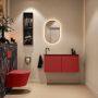 Mondiaz Toiletmeubel Ture Dlux | 100 cm | Meubelkleur Fire | Eden wastafel Lava Links | 1 kraangat - Thumbnail 4