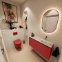 Mondiaz Toiletmeubel Ture Dlux | 100 cm | Meubelkleur Fire | Eden wastafel Ostra Rechts | Zonder kraangat - Thumbnail 2