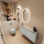 Mondiaz Toiletmeubel Ture Dlux | 100 cm | Meubelkleur Greey | Eden wastafel Ostra Links | 1 kraangat - Thumbnail 2