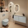Mondiaz Toiletmeubel Ture Dlux | 100 cm | Meubelkleur Greey | Eden wastafel Ostra Links | 1 kraangat - Thumbnail 3