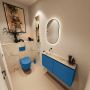Mondiaz Toiletmeubel Ture Dlux | 100 cm | Meubelkleur Jeans | Eden wastafel Frappe Links | Zonder kraangat - Thumbnail 2