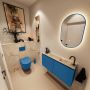 Mondiaz Toiletmeubel Ture Dlux | 100 cm | Meubelkleur Jeans | Eden wastafel Frappe Rechts | 1 kraangat - Thumbnail 2