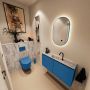 Mondiaz Toiletmeubel Ture Dlux | 100 cm | Meubelkleur Jeans | Eden wastafel Glace Midden | 1 kraangat - Thumbnail 2