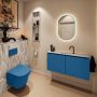 Mondiaz Toiletmeubel Ture Dlux | 100 cm | Meubelkleur Jeans | Eden wastafel Glace Midden | 1 kraangat - Thumbnail 3