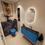 Mondiaz Toiletmeubel Ture Dlux | 100 cm | Meubelkleur Jeans | Eden wastafel Lava Midden | 1 kraangat - Thumbnail 2