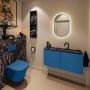 Mondiaz Toiletmeubel Ture Dlux | 100 cm | Meubelkleur Jeans | Eden wastafel Lava Midden | 1 kraangat - Thumbnail 3