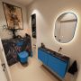 Mondiaz Toiletmeubel Ture Dlux | 100 cm | Meubelkleur Jeans | Eden wastafel Lava Rechts | Zonder kraangat - Thumbnail 2