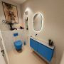 Mondiaz Toiletmeubel Ture Dlux | 100 cm | Meubelkleur Jeans | Eden wastafel Opalo Links | Zonder kraangat - Thumbnail 2