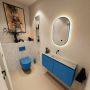 Mondiaz Toiletmeubel Ture Dlux | 100 cm | Meubelkleur Jeans | Eden wastafel Opalo Midden | Zonder kraangat - Thumbnail 2