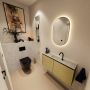 Mondiaz Toiletmeubel Ture Dlux | 100 cm | Meubelkleur Oro | Eden wastafel Opalo Midden | 1 kraangat - Thumbnail 2