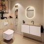 Mondiaz Toiletmeubel Ture Dlux | 100 cm | Meubelkleur Rosee | Eden wastafel Frappe Midden | 1 kraangat - Thumbnail 3