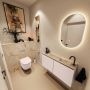 Mondiaz Toiletmeubel Ture Dlux | 100 cm | Meubelkleur Rosee | Eden wastafel Frappe Rechts | 1 kraangat - Thumbnail 2