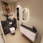 Mondiaz Toiletmeubel Ture Dlux | 100 cm | Meubelkleur Rosee | Eden wastafel Lava Links | 1 kraangat - Thumbnail 2