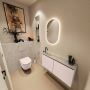 Mondiaz Toiletmeubel Ture Dlux | 100 cm | Meubelkleur Rosee | Eden wastafel Opalo Links | 1 kraangat - Thumbnail 2