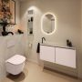 Mondiaz Toiletmeubel Ture Dlux | 100 cm | Meubelkleur Rosee | Eden wastafel Opalo Links | 1 kraangat - Thumbnail 3
