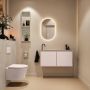 Mondiaz Toiletmeubel Ture Dlux | 100 cm | Meubelkleur Rosee | Eden wastafel Opalo Links | 1 kraangat - Thumbnail 4