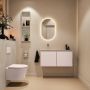 Mondiaz Toiletmeubel Ture Dlux | 100 cm | Meubelkleur Rosee | Eden wastafel Opalo Links | Zonder kraangat - Thumbnail 4