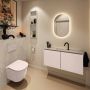 Mondiaz Toiletmeubel Ture Dlux | 100 cm | Meubelkleur Rosee | Eden wastafel Opalo Midden | 1 kraangat - Thumbnail 3