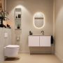 Mondiaz Toiletmeubel Ture Dlux | 100 cm | Meubelkleur Rosee | Eden wastafel Opalo Midden | 1 kraangat - Thumbnail 4