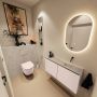 Mondiaz Toiletmeubel Ture Dlux | 100 cm | Meubelkleur Rosee | Eden wastafel Opalo Rechts | Zonder kraangat - Thumbnail 2