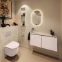 Mondiaz Toiletmeubel Ture Dlux | 100 cm | Meubelkleur Rosee | Eden wastafel Ostra Links | 1 kraangat - Thumbnail 3