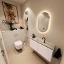 Mondiaz Toiletmeubel Ture Dlux | 100 cm | Meubelkleur Rosee | Eden wastafel Ostra Midden | 1 kraangat - Thumbnail 2