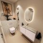 Mondiaz Toiletmeubel Ture Dlux | 100 cm | Meubelkleur Rosee | Eden wastafel Ostra Midden | Zonder kraangat - Thumbnail 2