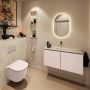 Mondiaz Toiletmeubel Ture Dlux | 100 cm | Meubelkleur Rosee | Eden wastafel Ostra Midden | Zonder kraangat - Thumbnail 3