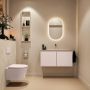 Mondiaz Toiletmeubel Ture Dlux | 100 cm | Meubelkleur Rosee | Eden wastafel Ostra Midden | Zonder kraangat - Thumbnail 4