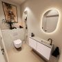Mondiaz Toiletmeubel Ture Dlux | 100 cm | Meubelkleur Rosee | Eden wastafel Ostra Rechts | 1 kraangat - Thumbnail 2