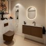 Mondiaz Toiletmeubel Ture Dlux | 100 cm | Meubelkleur Rust | Eden wastafel Opalo Midden | 1 kraangat - Thumbnail 3