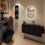 Mondiaz Toiletmeubel Ture Dlux | 100 cm | Meubelkleur Urban | Eden wastafel Lava Midden | 1 kraangat - Thumbnail 3