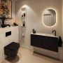 Mondiaz Toiletmeubel Ture Dlux | 100 cm | Meubelkleur Urban | Eden wastafel Ostra Rechts | 1 kraangat - Thumbnail 3