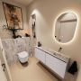 Mondiaz Toiletmeubel Ture Dlux | 120 cm | Meubelkleur Cale | Eden wastafel Glace Rechts | Zonder kraangat - Thumbnail 2